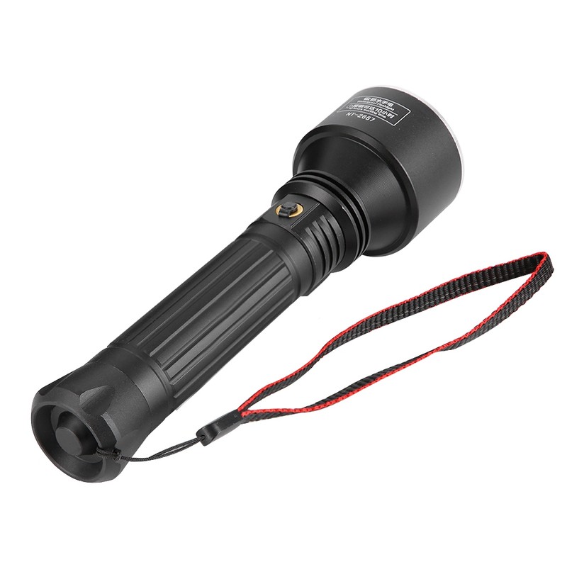 NK Aluminum Alloy Super Bright LED Torch Light Waterproof Rechargeable