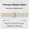 ANNEFIT Elastic Nylon Watch Straps 16 mm 17 mm 18