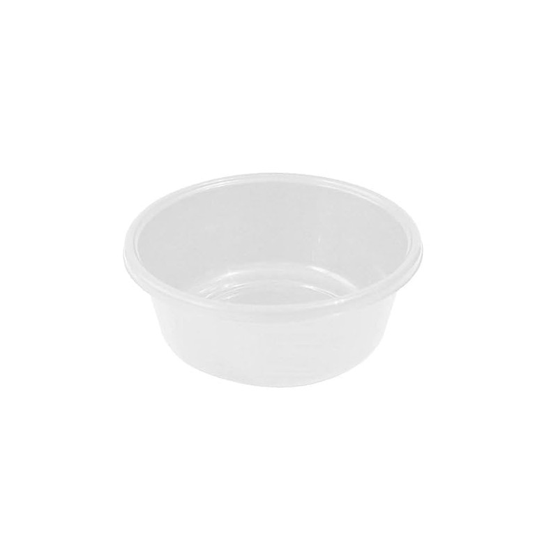 YBM HOME Round Plastic Wash Basin 1147 (Pearl White)