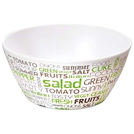 Kesper 32619 Fruit and Salad Bowl Made of Melamine Plastic, Robust and Dishwasher Safe, Dimensions: 7 x 15 cm