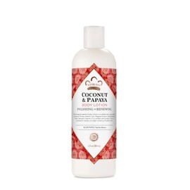Nubian Heritage Loción corporal para coco de piel seca y papaya paraben gratis, 13 onzas