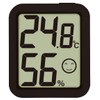 Shinwa 73248 Sokutei Digital Temperature and Hygrometer, Environmental Checker, Black