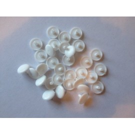 Hinge and Bracket Supplies Screw Hole Cover Cap Pack 50 White Confirmat Screw Cover 13Mm Dia X 3Mm Pin