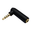 Mr.Gadget's Solutions 3.5mm Male to Female Headphone Adapter, 90 Degree