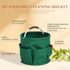 Cleaning Caddy with Handle,Cleaning Supplies 17L Foldable Storage Basket