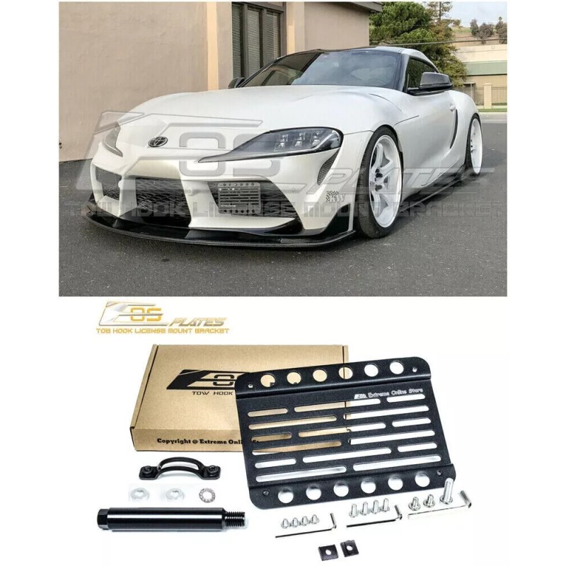 EOS Plate For 2020-Up Toyota Supra Front Bumper Tow Hook