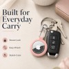 Waterproof Holder for AirTag Keychain - 4 Pack with Carabiner