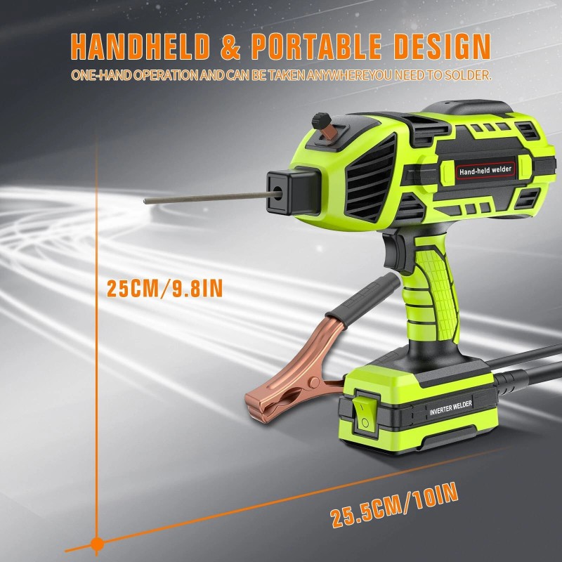 YesRight Handheld 110V 120Amp ARC Welder with Digital Display IGBT
