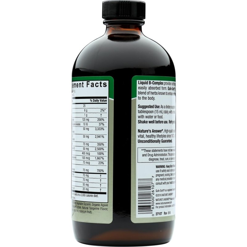 Liquid Vitamin B Complex