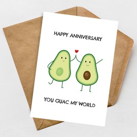 Happy Anniversary Card | Wedding Anniversary Cards | Love You | Romantic | For Couples Her Him Girlfriend Boyfriend Wife Husband Partner | Cute Pun