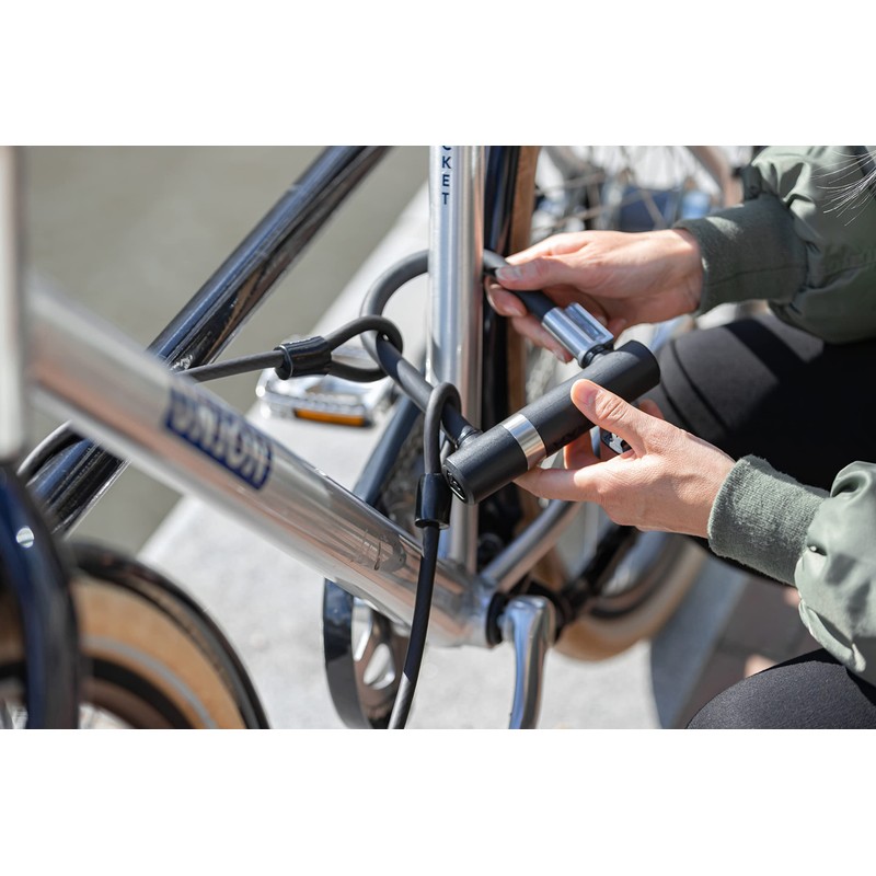 AXA Newton U-Lock Mini Cable - Black, 150mm x 14mm