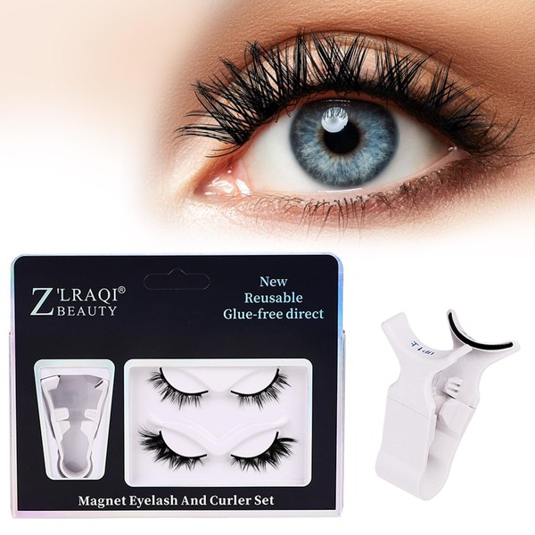 2 Pairs Magnetic Eyelashes,Reusable Magnetic Eyelashes with Natural Look,Magnetic Lashes