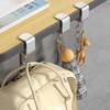 Shengsenfu Adjustable Desk Hooks for Table Metal Bag Holder &