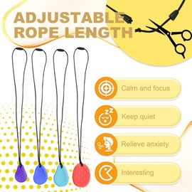 RoseFlower Fidget Toys Adults and Children - 6 Packs Worry Stones to Relieve Anxiety - Stress Toy for Sensory Products for Autism - Soothing Fidget Toy