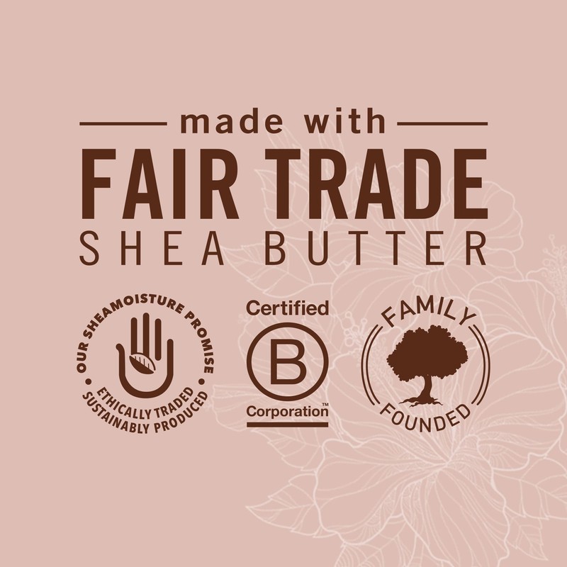 SheaMoisture Curl Care Bundle, Coconut & Hibiscus, Curl Enhancing Smoothie,