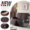 TAOCOCO 100% Waterproof Loveseat Recliner Cover-Recliner Cover with Non-Slip Granule,