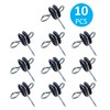 QMARK 10 Pack Electric Fence Wood Post Anchors, Wood Post