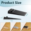6 Pack Rubber Door Stoppers Door Stop Rubber Wedge Thin