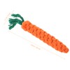 GANAZONO 4Pcs Cotton Rope Carrot Chew for Cats Durable Teeth