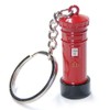 Keyrings Postbox 3D Mini Model Key Holder Made of Die