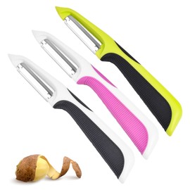Potato Peelers Stainless Steel Rotary Potato Peeler for Kitchen Vegetable Fruit Peeler Suitable for Vegetable Fruits (3pcs)
