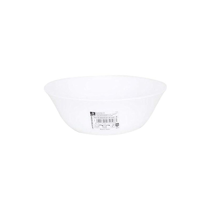 Bormioli Rocco 480210FAC121990 White Moon Small Bowl, 6-inch Diameter