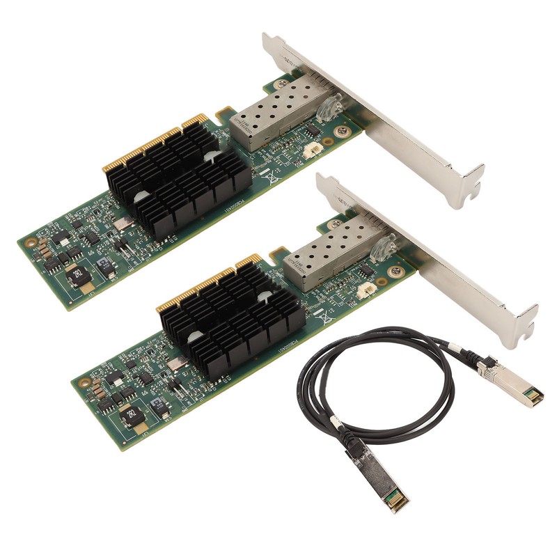 2PCS MNPA19 XTR 10Gb SFP+ PCIE Network Card with 3.28ft