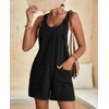 MINTLIMIT Women's Summer Shorts Overalls Baggy Adjustable Strap Sleeveless Rompers