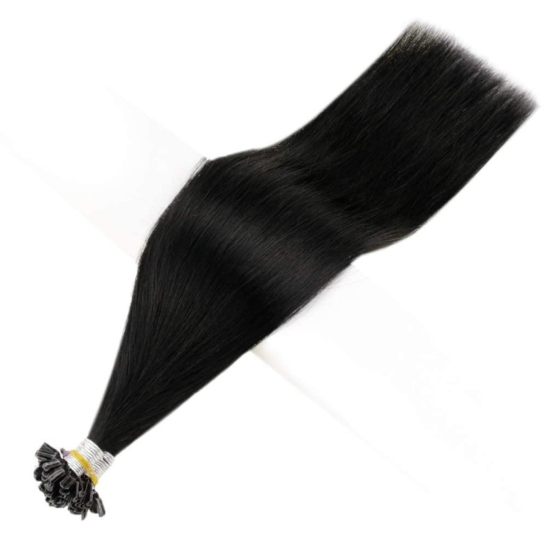 Full Shine U Tip Keratin Hair Extensions 22 Inch Real