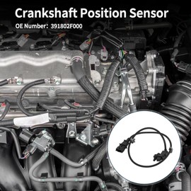 TUCKBOLD Crankshaft Position Sensor for HYUNDAI Santa Fe cm 2.0 CRDi 09-12 Sturdy No.391802F000 Engine Crank CKP Sensor Black 1 Pc