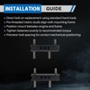 2PCS Wet Screed Vibro Mount for Magic Screed HD6060 HD7070