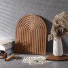 Chunful 2 Pcs Decorative Wood Cutting Board Wooden Board Rainbow