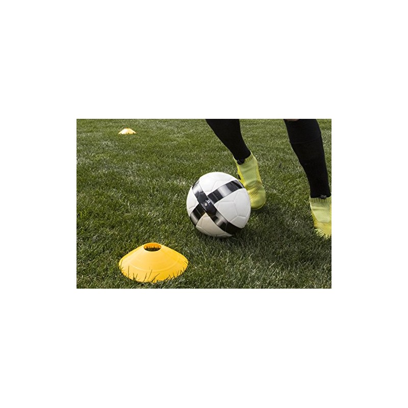 Kwik Goal 6A1002 Small Disc Cone, Pack of 25 (White)