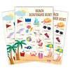 HMJKL Beach Scavenger Treasure Hunt Game Cards, Outdoor Nature Scavenger