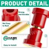 FIXHAWK Club Car Precedent Bushing Kit, Polyurethane Bushings for Front