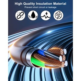 AUGREX 150" Blender Power Cord Replacement Fit for Robot Coupe MP Series Turbo MP350 MP450 MP550 MP600 MP800 Immersion Blenders, Replaces 89143