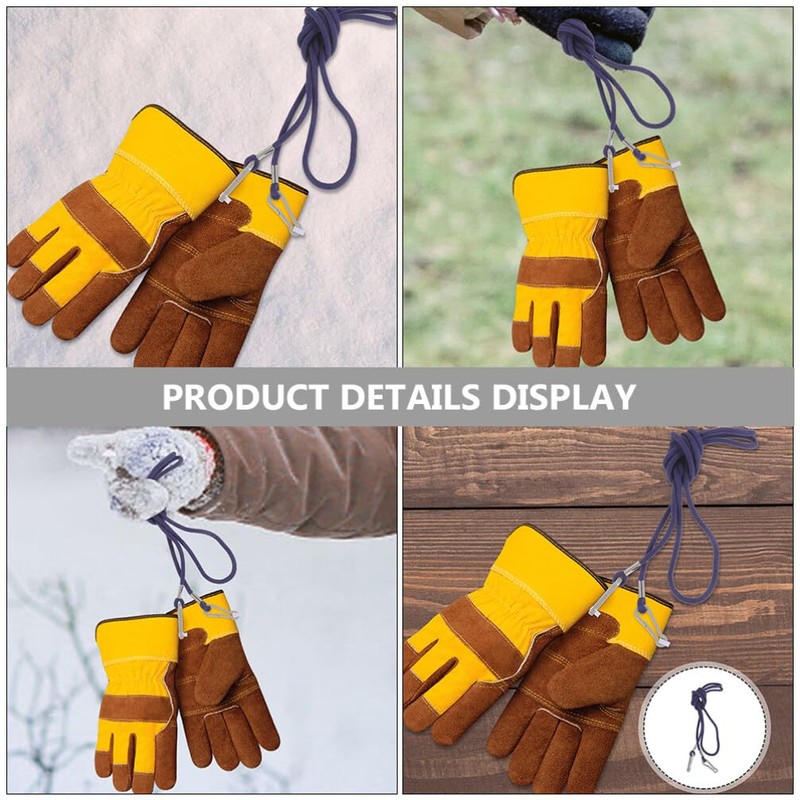 PACKOVE 2pcs Mitten Clips Kids Gloves Mitten Clips Mitten Keeper