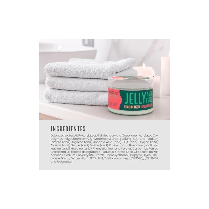LATINA® | Gel para el Cabello - Jelly Anti Frizz