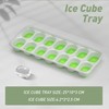 Ice Cube Tray with Lid, 4 Pack Durable Stackable Ice