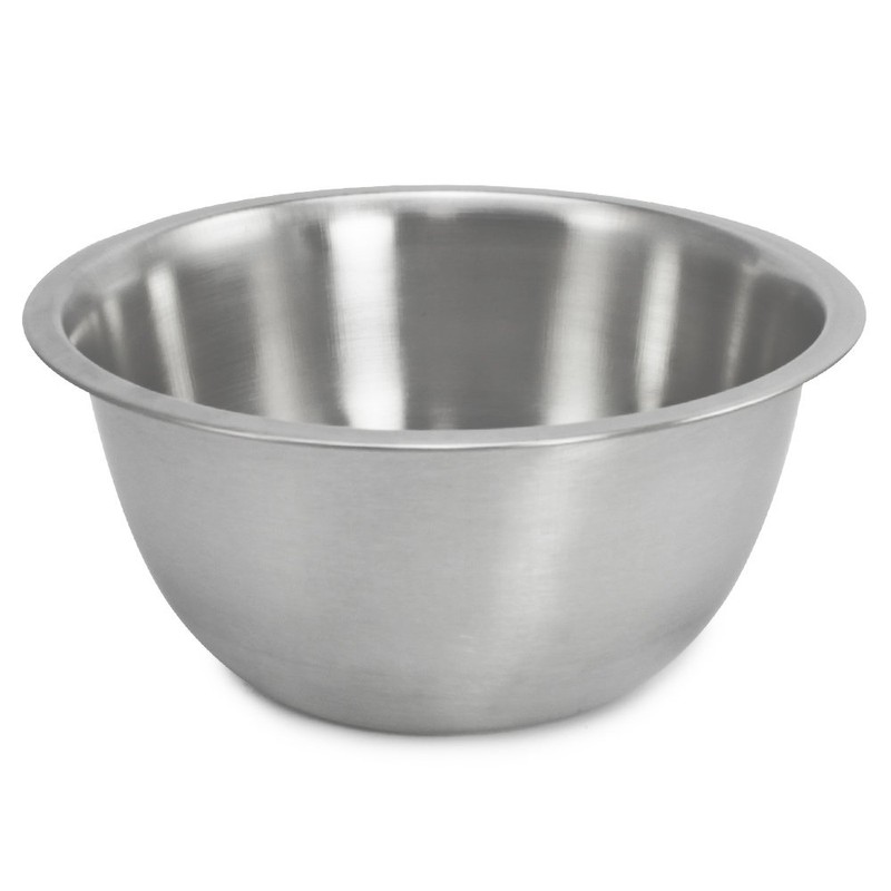 com-four® 3-teiliges Schüsselset aus Edelstahl - Salatschüssel - Chipsschüssel -
