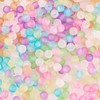 Craftdady 400pcs 6mm Round Clear Acrylic Beads Matte Mini Gradient