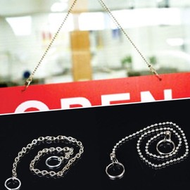 1pc Keychain Cord Hanging Chain with Connector Hook for Decoration & Interior Wire Fastening Hook 4ea