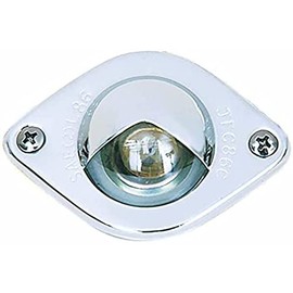 Peterson Manufacturing V437 License/Utility Light (Oblige Chrome 3.0625"X2.25"), 1 Pack