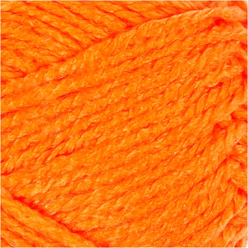 421709 50g 80m Neon Orange - Acrylic Double Knit Wool