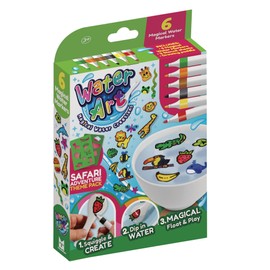 Water Art X-WA1003S Themed 6 Pen Pack Safari Adventure,