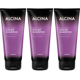 Alcina Colour Shampoo Purple 200 ml Pack of 3