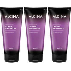 Alcina Colour Shampoo Purple 200 ml Pack of 3