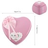 Asixx Soap Flower Box, Soap Rose Artificial Flowers, Gift Heart-Shaped