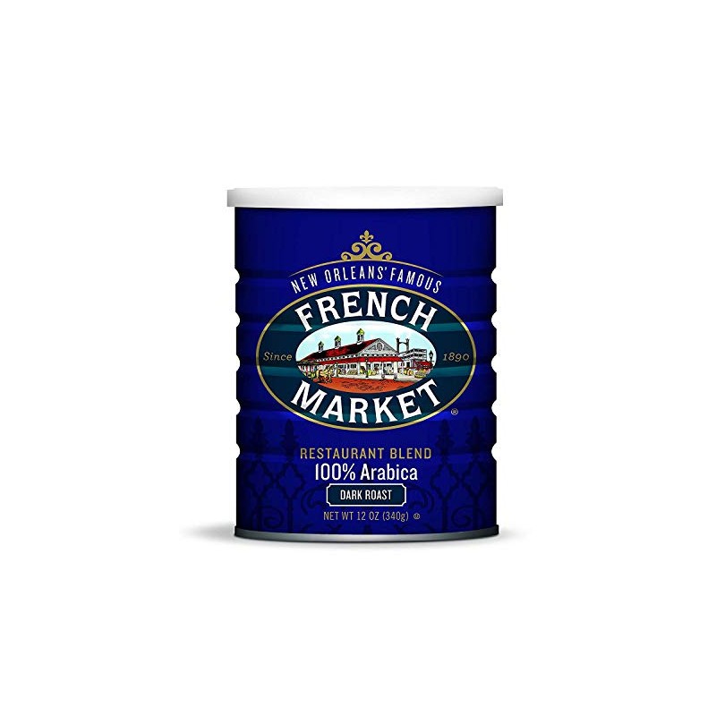 French Market Coffee & Chicory Restaurant Blend Dark Roast Ground