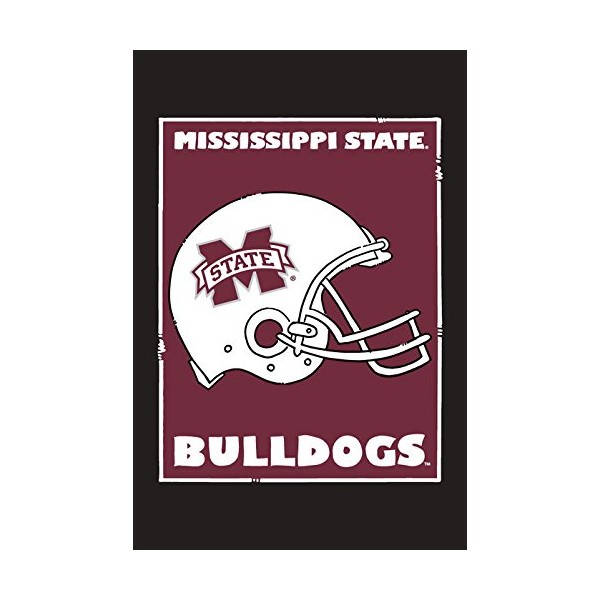 Magnolia Lane Collegiate Garden Flag (Mississippi State Helmet)